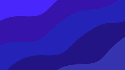 Abstract flowing waves of deep blue and purple hues
