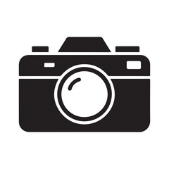 photo camera icon vector. camera silhouettes icon. symbol. Photographing sign. Isolated on white background. vector illustration EPS 10