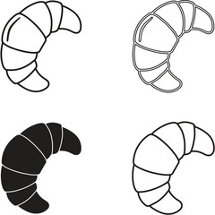 croissant vector illustration