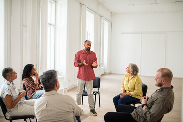 Group therapy session