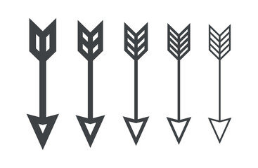 Arrow icon. Attribute of an archer or hunter. Symbol of shooting, weapons, or war. A projectile for throwing or shooting at a distant target. A weapon for hunting or a tool for sporting competition.