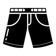 Black Cropped Denim Shorts Illustration in Trendy Style for Fashion Blogs, Apparel Websites, Summer Collections, Outfit Inspirations, and Online Retail Content