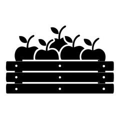 Wooden Crate Filled with Fresh Apples for Healthy Eating Blogs, Organic Food Websites, Seasonal Recipes, Agriculture Awareness, and Farm-to-Table Content