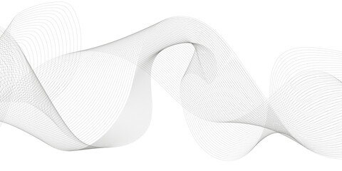 Abstract wave element for design. Digital frequency track equalizer. Stylized line art background.