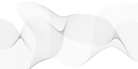 Abstract backdrop with grey wave gradient lines stock illustration
