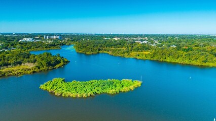 Alligator Lake near Tampa Bay, Florida