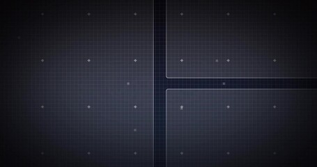 Displaying intersecting thicker grid lines on schematic panel, with crosshair markers  and  square d
