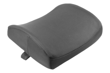 chair back cushion for posture support, chair back pillow isolated from background