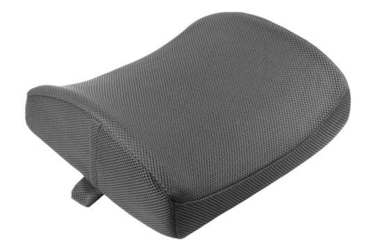chair back cushion for posture support, chair back pillow isolated from background