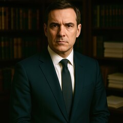 portrait of a handsome businessman