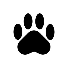 Pet Paw Editable Stroke Icon. footprints Pet paw