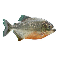 piranha isolated on transparent background