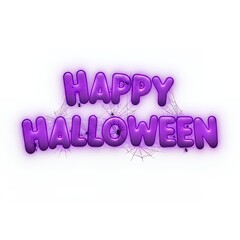 Happy Halloween text	
