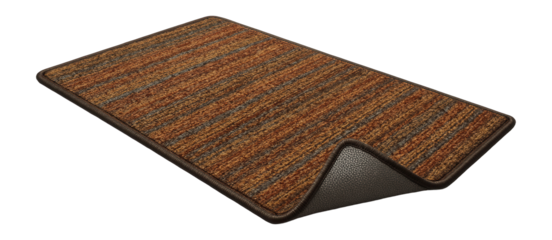 Durable rectangular kitchen rug with non-slip backing, ideal for wet floor areas.