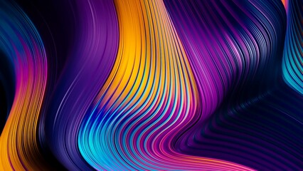 Fototapeta premium abstract colorful wave background