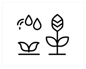 agriculture icon-set vector outline free SVG download