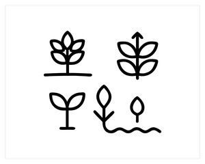 agriculture icon-set vector outline free SVG download