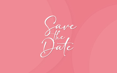 Save the date banner. Can be used for business, marketing and advertising