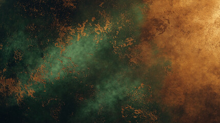 Textured abstract background in green brown tones for design