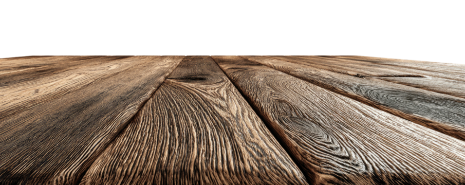 Rustic wooden planks