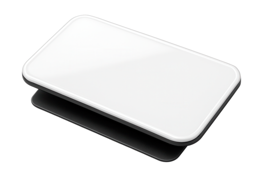 Magnetic whiteboard label for easy grocery notes on your kitchen fridge.