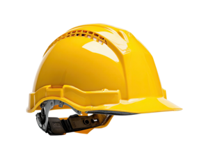 Bright yellow safety helmet (13)