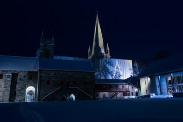 The cathedral Nidarosdomen in Trondheim