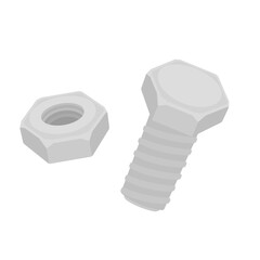ボルトとナットのイラスト
