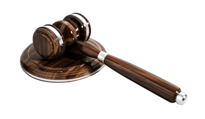 Wooden gavel on black background (1)