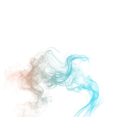 Vivid Rainbow Smoke Wave Effect with Soft Fog and Misty Texture Transparent Background PNG,
