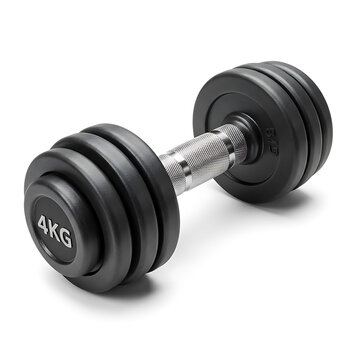 Single adjustable dumbbell with textured handle and black weights