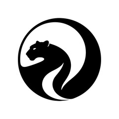 A stark black silhouette of a majestic eagle in flight isolated on transparent background silhouette