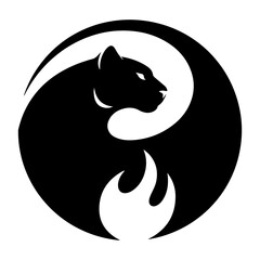 A striking black silhouette of a majestic stag isolated on transparent background silhouette