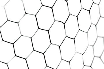 Abstract honeycomb pattern