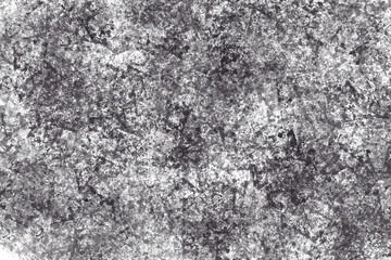 Monochrome grunge texture with dark and light spots isolated on transparent background