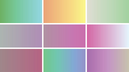 Naklejka premium Colorful Gradient Background with Pastel Hues in a Geometric Arrangement