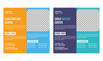 Baby Daycare's social media post design