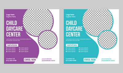 Baby Daycare's social media post design