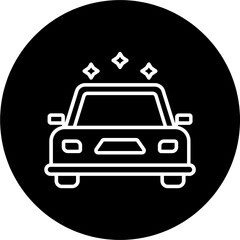 ofvs400 Outline Filled Vector Sign ofvs - car detailing vector icon . car cleaning sign . isolated transparent . black outline and filled version . AI 10 / EPS 10 / PNG . g11740 Car wash service icon.
