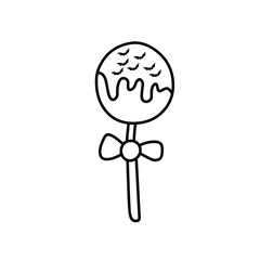 hand-drawn Halloween candy