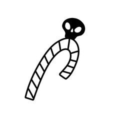 hand-drawn Halloween candy
