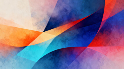 Abstract Watercolor Waves A Colorful and Fluid Design