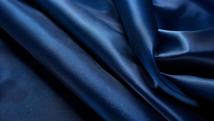 Obraz premium Luxurious Blue Silk Fabric Background for Elegant Designs