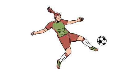 Football (Soccer) players' illustrations