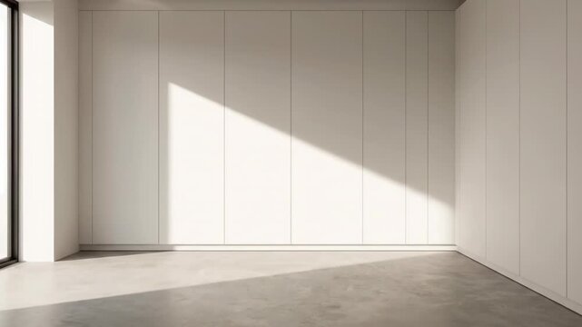 empty room with white walls
