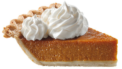 A slice of pumpkin pie with whipped cream (1)