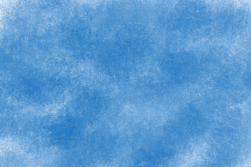 Blue watercolor background with soft texture and subtle variations isolated on transparent background