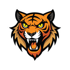 vector illustration of a tiger