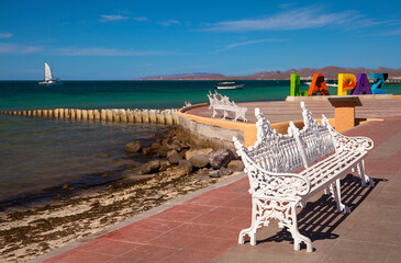 LaPaz, Mexico, ocean front
