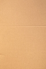 Fototapeta premium vertical corrugated box paper material texture with visible horizontal crease